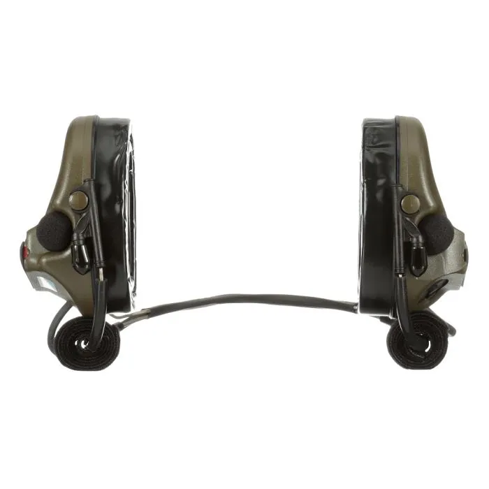 3M Peltor MT20H682BB-09 GN ComTac V Hearing Defender Headset, Neckband, Green, 1 Each