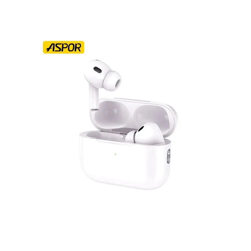 Aspor TWS Bluetooth Airpods Pro 2nd Wireless - White