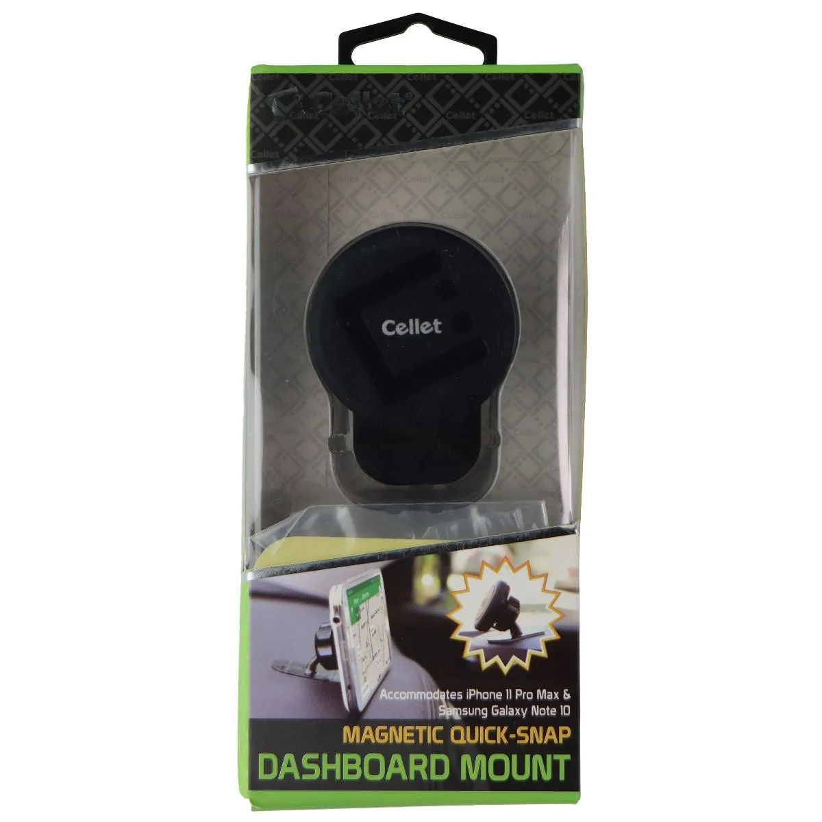 Cellet Magnetic Quick Snap Dashboard Mount for iPhone 11 Pro Max / Galaxy Note10