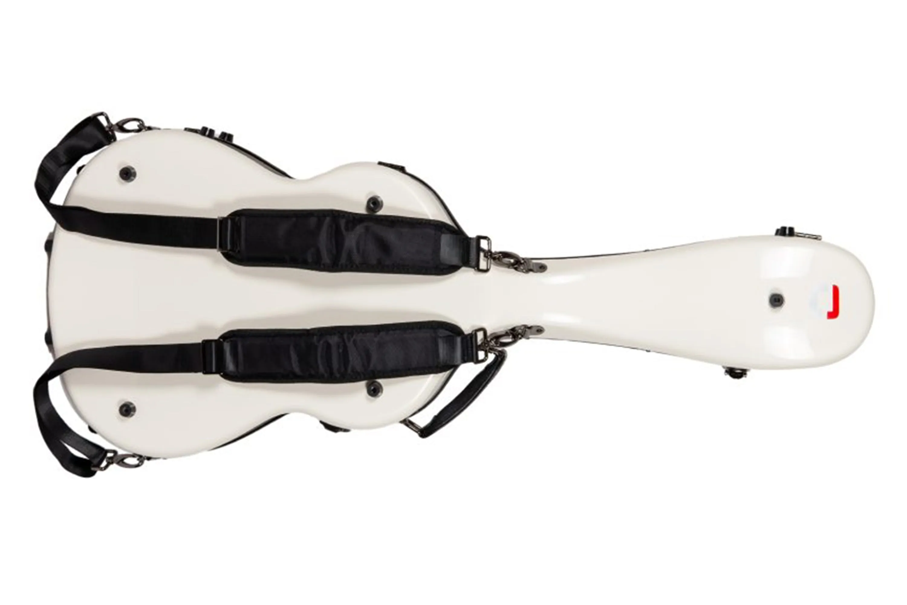 Crossrock CRF2021CMW Classical Full Size Fiberglass Guitar Case - Milk White