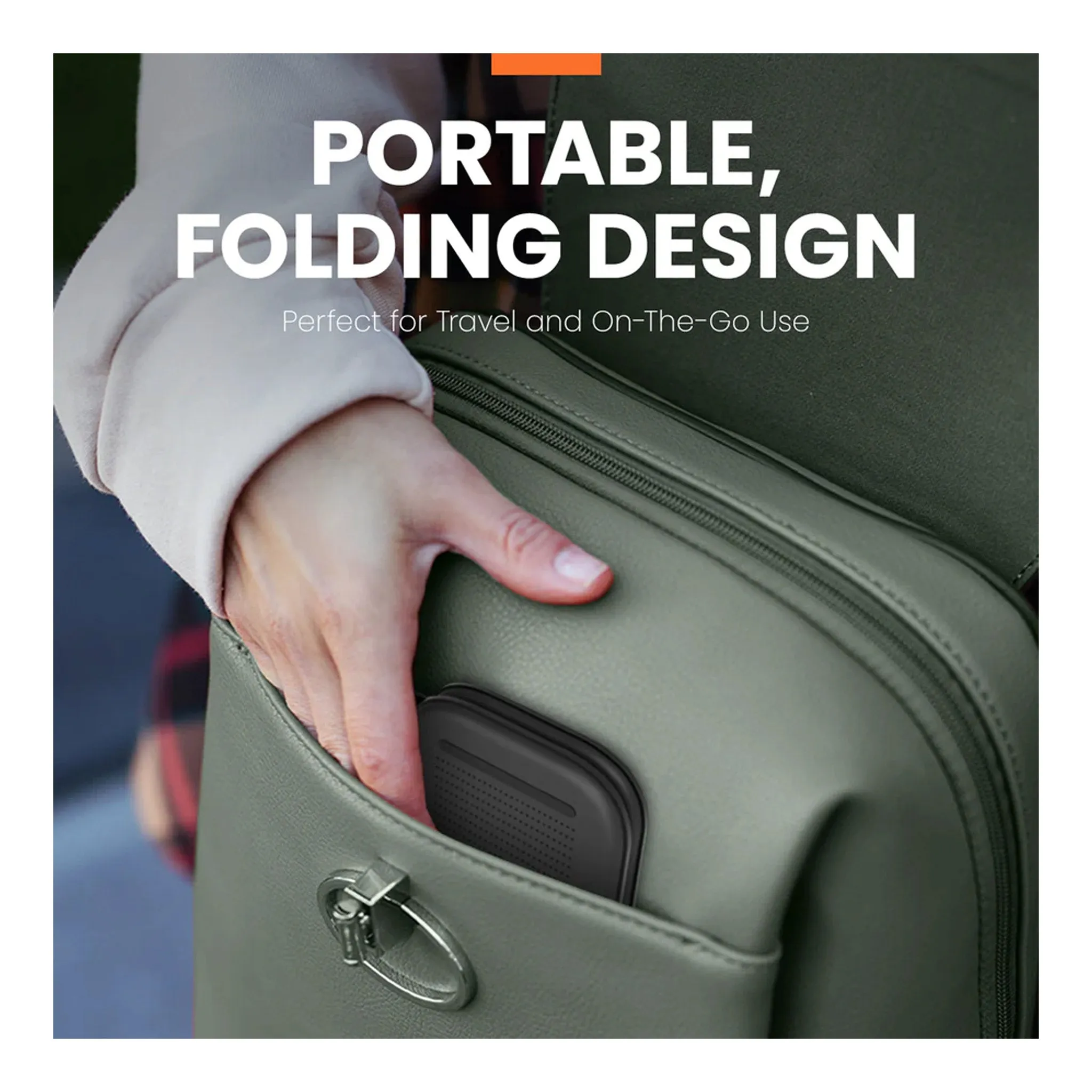 Helix ETHVALP ChargeWireless 3-in-1 Folding Travel Valet
