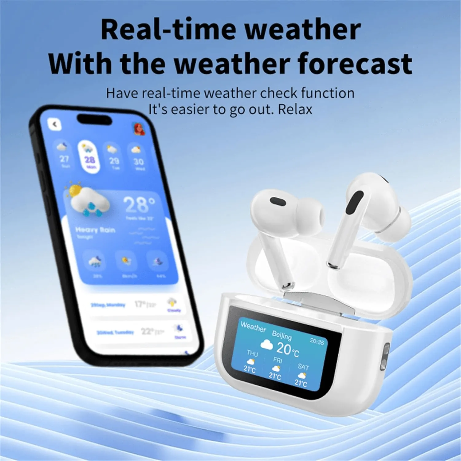 Multi Screen ANC & ENC Function Earbuds - A88 Pro
